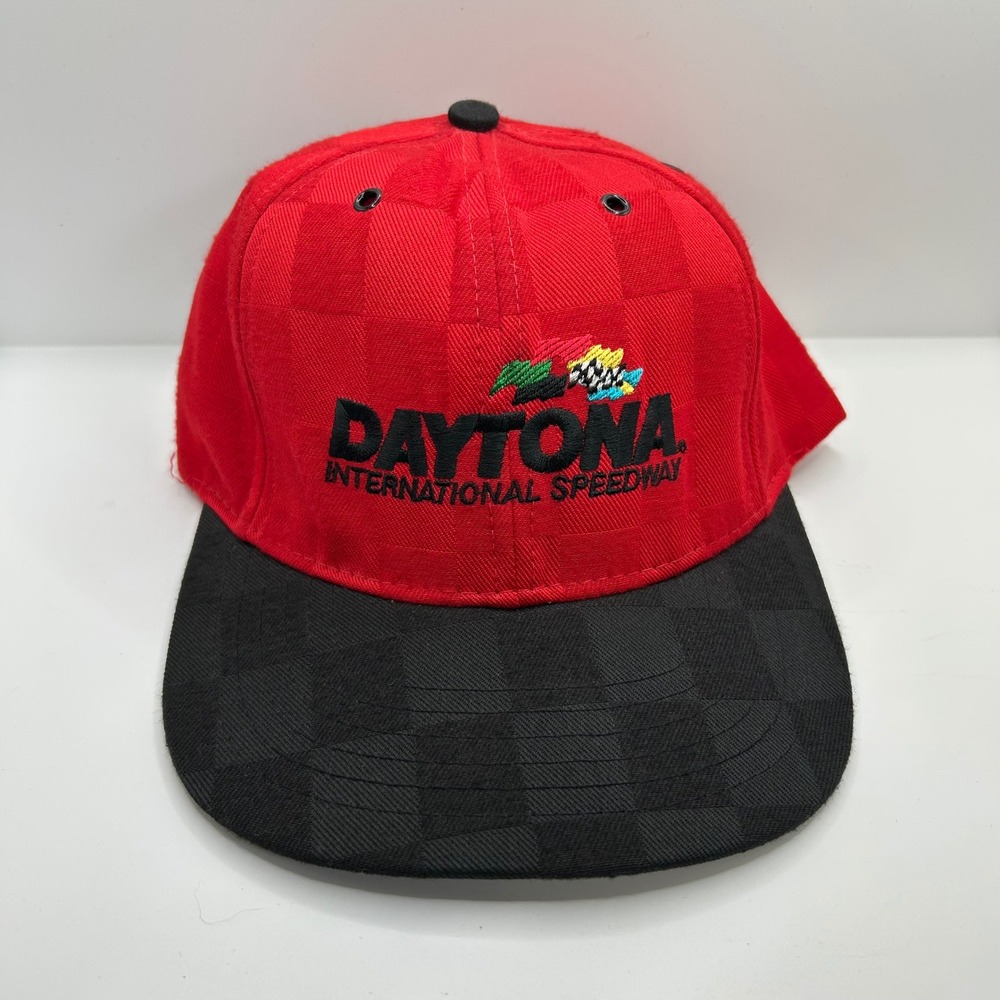 Vintage 1994 Daytona International Speedway Snapback Hat Atlas Black USA Made